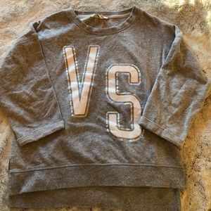 VS grey sweatshirt